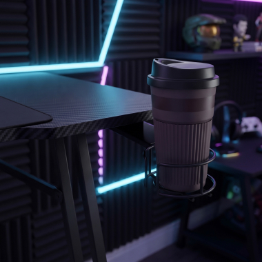 gaming tisch schwarz voltage 10