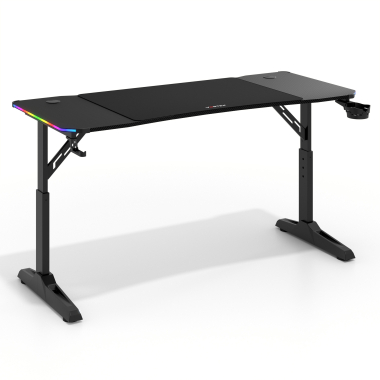 gaming tisch schwarz voltage 1