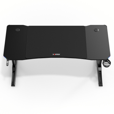 gaming tisch schwarz voltage 6