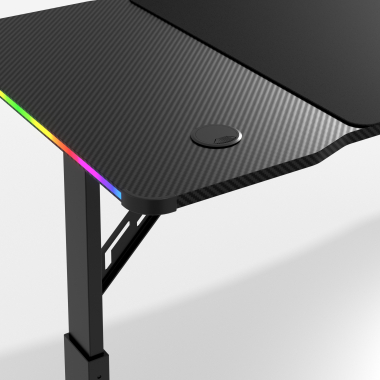 gaming tisch schwarz voltage 4