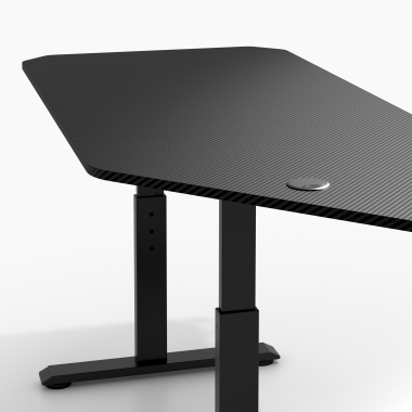 gaming tisch schwarz volcano 9
