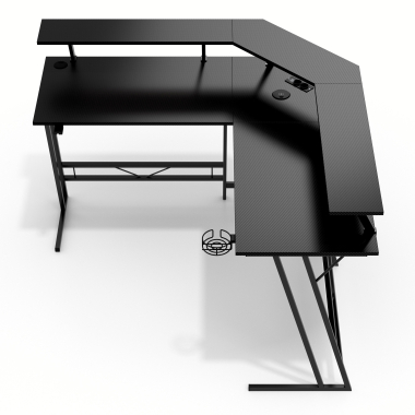 gaming tisch schwarz kratos 4
