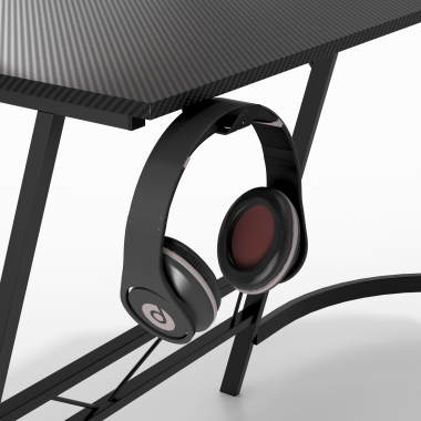 gaming tisch schwarz kratos 6