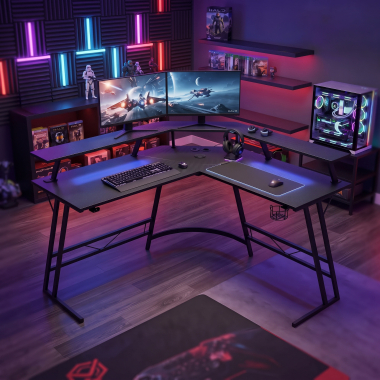 gaming tisch schwarz kratos 2