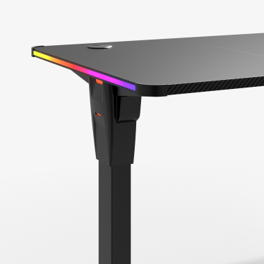 gaming tisch schwarz newlevel 5