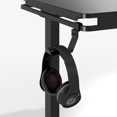gaming tisch schwarz magnum 7