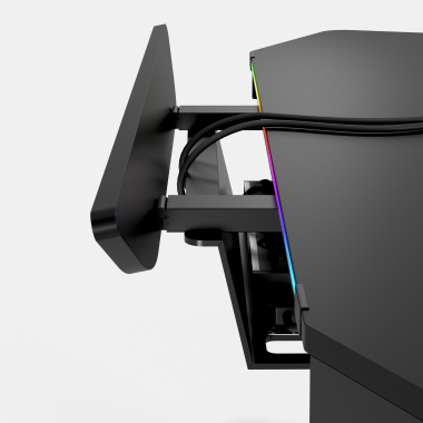 gaming tisch schwarz magnum 7