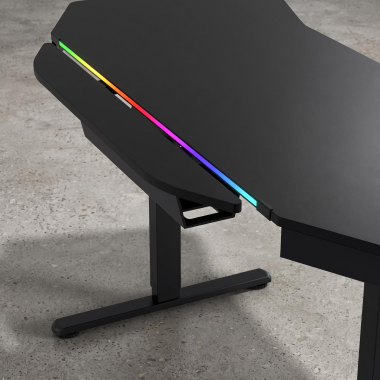 gaming tisch schwarz magnum 15