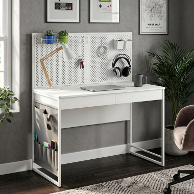 computertisch weiss taskmaster 2