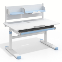 Kinderschreibtisch ErgoKid, multifunktional und höhenverstellbar, mit ausziehbarer Schublade, 100x60cm
