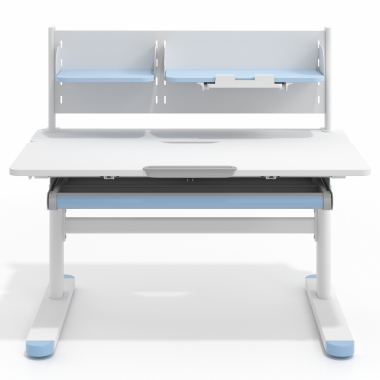 jugendschreibtisch weiss blau ergokid 4