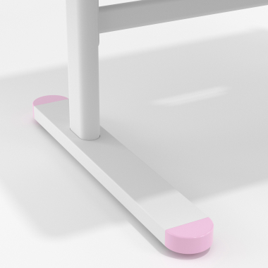 jugendschreibtisch weiss rosa ergokid 10
