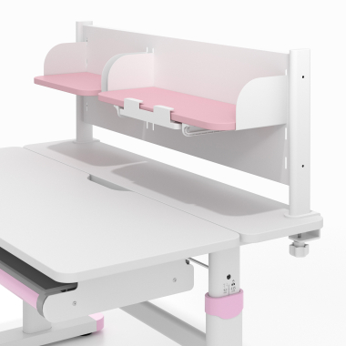 jugendschreibtisch weiss rosa ergokid 11