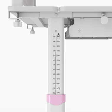 jugendschreibtisch weiss rosa ergokid 14