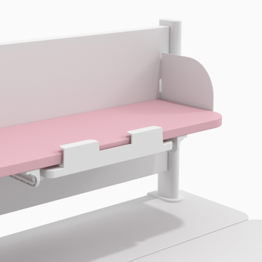 jugendschreibtisch weiss rosa ergokid 15