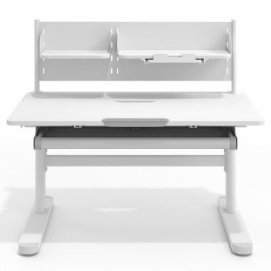 jugendschreibtisch weiss grau ergokid 4