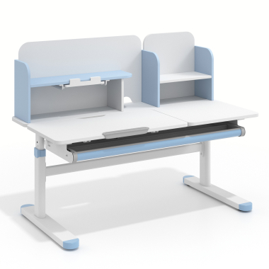 jugendschreibtisch weiss blau ergokid 1