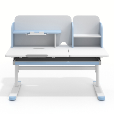 jugendschreibtisch weiss blau ergokid 3