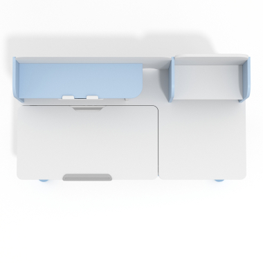 jugendschreibtisch weiss blau ergokid 9
