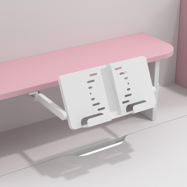 jugendschreibtisch weiss rosa ergokid 16