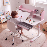Kinderschreibtisch ErgoKid Max, ergonomisch und höhenverstellbar, 120x60cm
