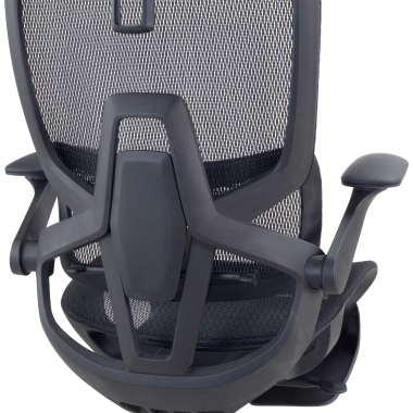 ergonomischer burostuhl schwarz halo z3 netzstoff 4d verstellbare armlehnen lordosenstutze kopfstutze ausziehbare fussstutze 5