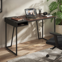 Design-Schreibtisch Madai mit Klappschublade im Industrial-Stil