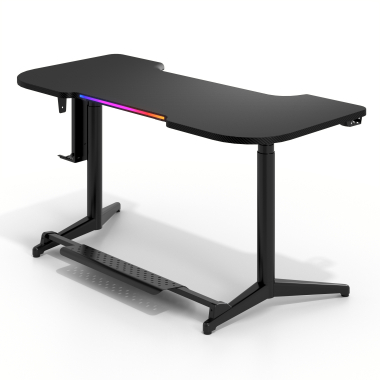 gaming tisch schwarz stratos pro 4