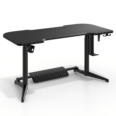 gaming tisch schwarz stratos pro 1