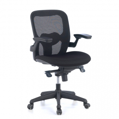 ergonomischer burostuhl schwarz burostuhl netzstoff bewegliche armlehnen lordosenstutze 1