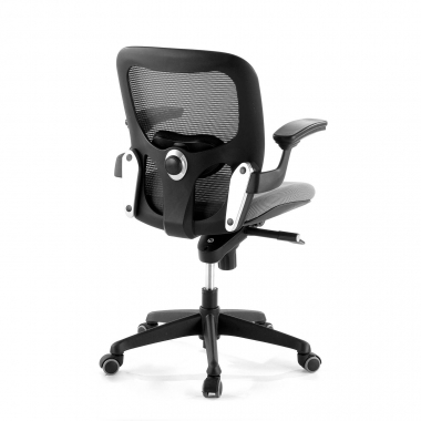 ergonomischer burostuhl grau burostuhl netzstoff bewegliche armlehnen lordosenstutze 7