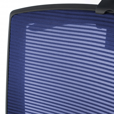ergonomischer burostuhl blau schwarze struktur kopfstutze netzstoff 1d verstellbare armlehnen lordosenstutze kopfstutze 6