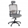 Ergonomischer Bürostuhl Akira, mit Kopfstütze
