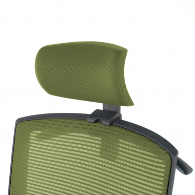 ergonomischer burostuhl grun schwarze struktur kopfstutze netzstoff 1d verstellbare armlehnen lordosenstutze kopfstutze 9