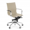 Design Bürostuhl Brenton, Stahlrahmen, niedrige Rückenlehne 210855 - (Outlet)