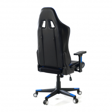 gaming stuhl blau burostuhl kunstleder 3d verstellbare armlehnen 7
