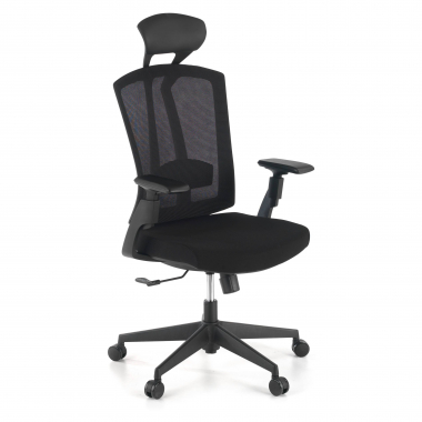 ergonomischer burostuhl schwarz ridley netzstoff 3d verstellbare armlehnen lordosenstutze kopfstutze 1