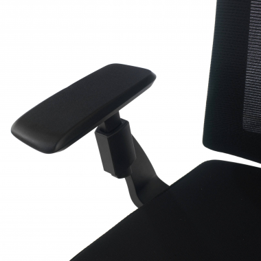 ergonomischer burostuhl schwarz ridley netzstoff 3d verstellbare armlehnen lordosenstutze kopfstutze 5
