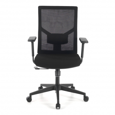 ergonomischer burostuhl schwarz schwarze struktur kopfstutze netzstoff 1d verstellbare armlehnen lordosenstutze 4