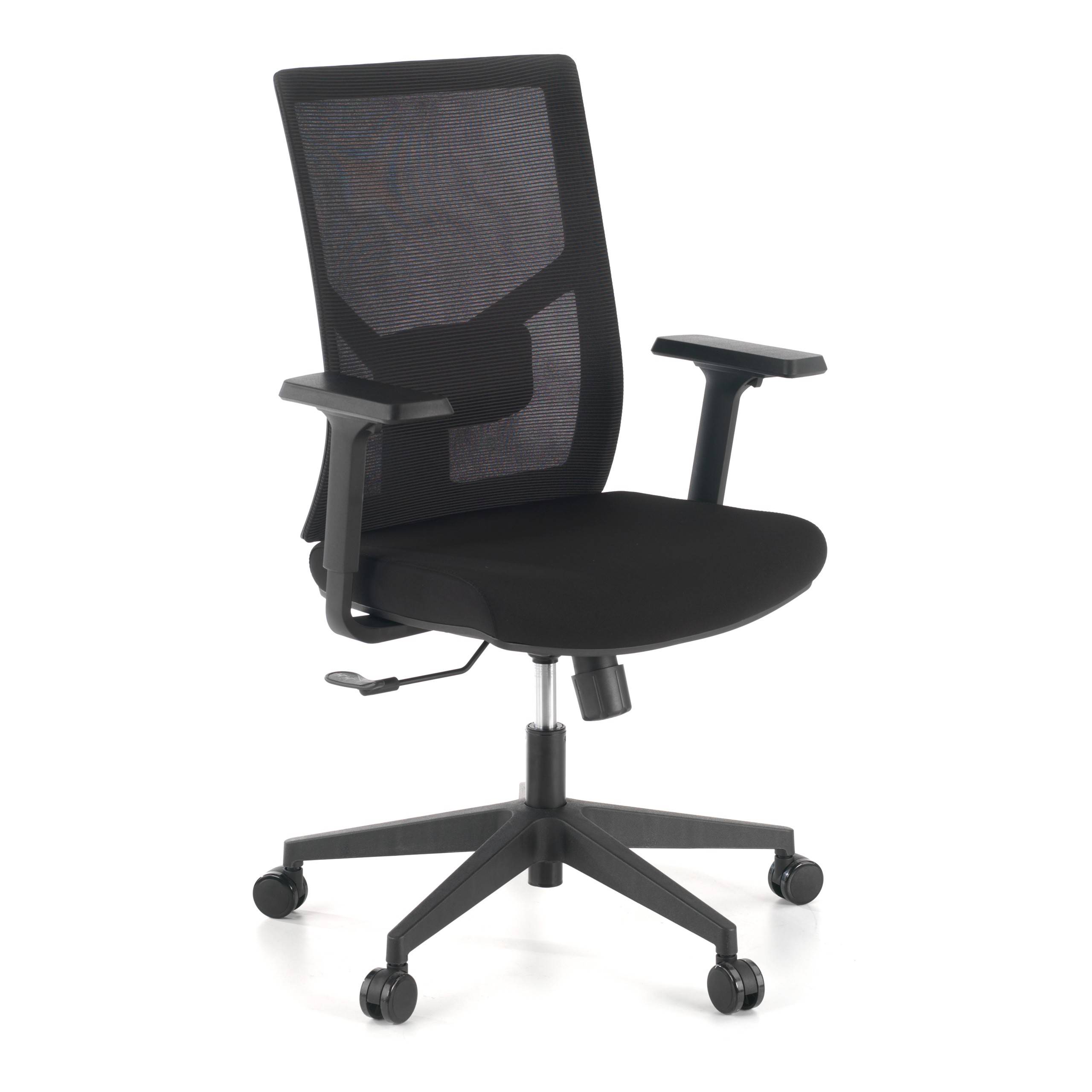 Ergonomischer Bürostuhl Verdi, verstellbare Armlehnen, Lordosenstütze