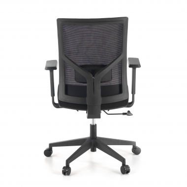 ergonomischer burostuhl schwarz schwarze struktur kopfstutze netzstoff 1d verstellbare armlehnen lordosenstutze 8