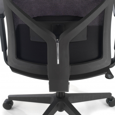 ergonomischer burostuhl schwarz schwarze struktur kopfstutze netzstoff 1d verstellbare armlehnen lordosenstutze 6