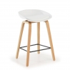 Barhocker Helsinki, skandinavisches Design, Holzbeine 210859 - (Outlet)