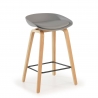 Barhocker Helsinki, skandinavisches Design, Holzbeine 210859 - (Outlet)