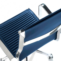 Bürostuhl design Brenton, Stahlrahmen, hohe Rückenlehne