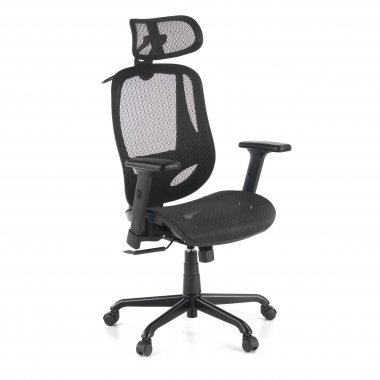 ergonomischer burostuhl schwarz locktech netzstoff 1d verstellbare armlehnen lordosenstutze kopfstutze 1