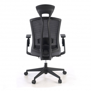 ergonomischer burostuhl grau ridley netzstoff 3d verstellbare armlehnen lordosenstutze kopfstutze 7