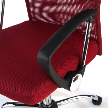 burostuhl rot nova netzstoff feste armlehnen 5