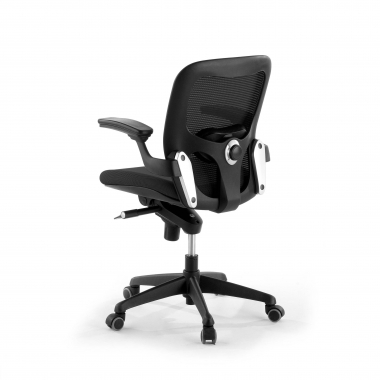 ergonomischer burostuhl schwarz burostuhl netzstoff bewegliche armlehnen lordosenstutze 8