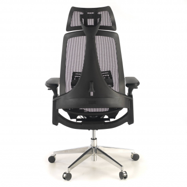 ergonomischer burostuhl schwarz thunder netzstoff 3d verstellbare armlehnen lordosenstutze kopfstutze 9